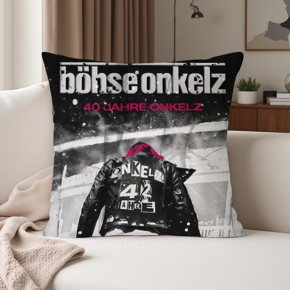 BBohse OOnkelz Rock Pillow Case Suitable For Bedrooms Living Rooms Cars Home Decoration