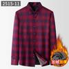 Winter New Wool Men's Shirt Warmth Dad Cardigan Top Thickened Fleece Ropa Hombre Elegante Casual