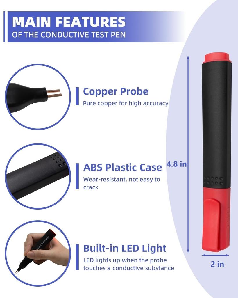 Conductivity Test Pen for Grounding Products Conductive Pen