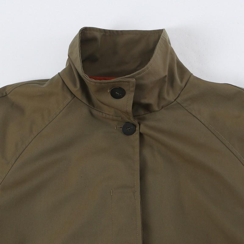 Single 2026 Design Windproof Water-Resistant Puffer Trench Coat Womens Casual Outerwear
