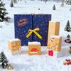 Fillable Countdown Boxes 24-Day Count Down To Christmas Empty Boxes Winter Holiday Folding Container Different Shape For