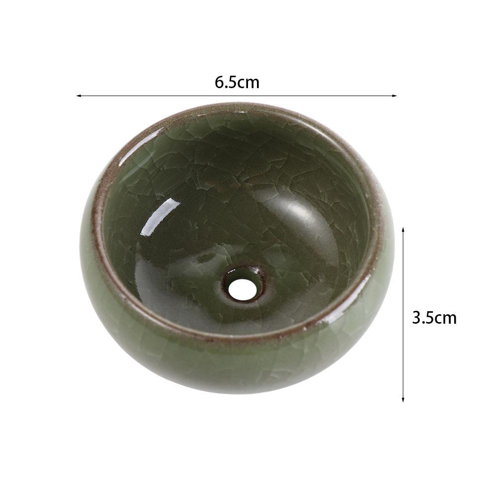 Thickened Ice-Crack Glaze Ceramic Flowerpots Breathable Plants Planter  Home Decoration
