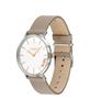 Coach Perry White Gray Leather 14503119 Women's Watch, Dial, Strap, (Official Import)