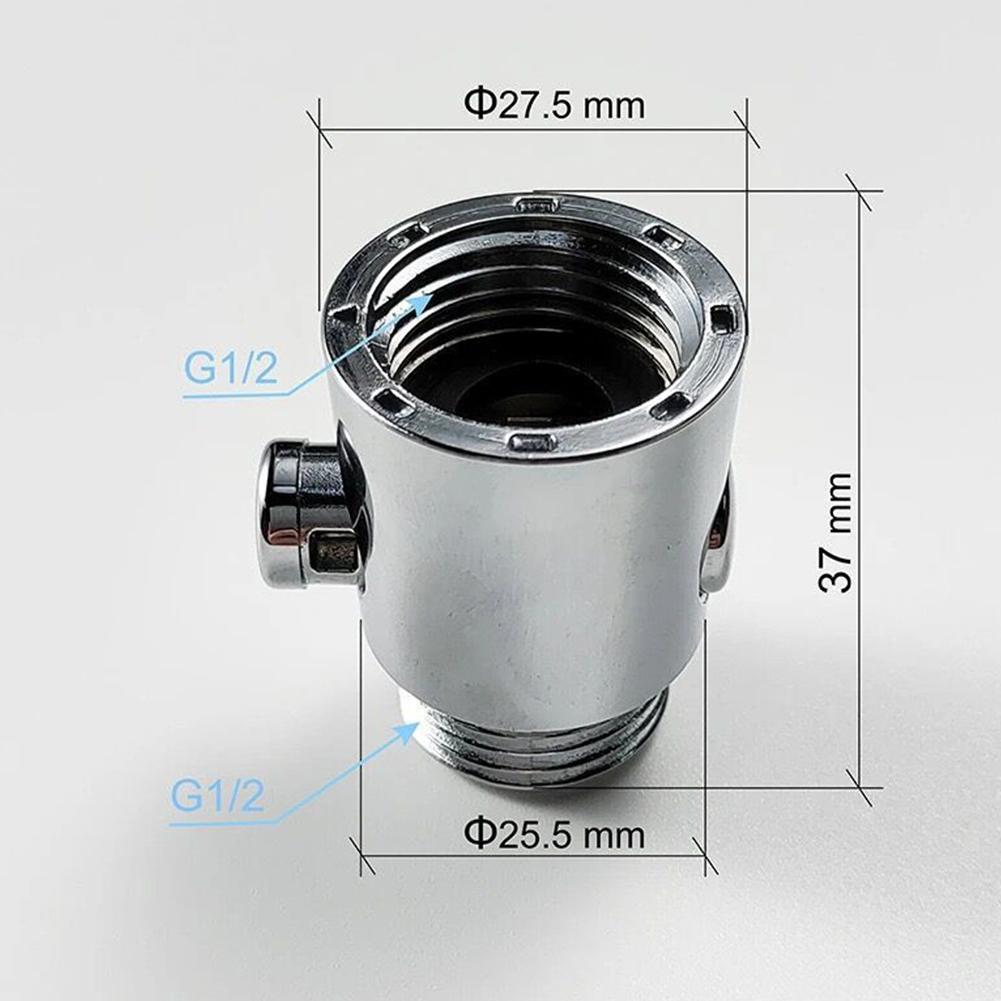 1pc Shower Head Control Switch for Efficient Water Stop Saving Valve Shut Off Valve Handheld Shower Head Hose Attachment
