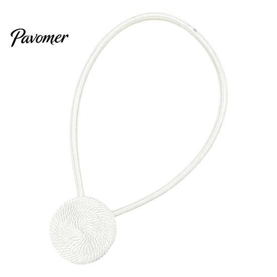 Magnetic Curtain Tiebacks Tiebacks, Modern Rope Tie Backs, Easy To Use Clips Decorative Drapes Holdbacks for Home Indoor Bedroom Office Strong Magnet