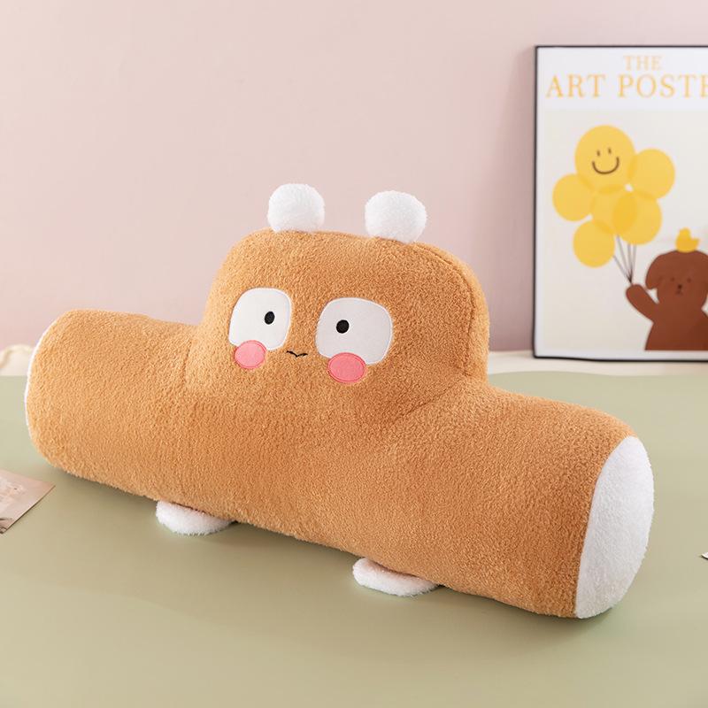 Car waist long plush large cushion car waist pillow nap pillow bedside sleeping pillow