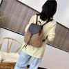 Sommerryggsekk Dame Rattan Straw Bag Casual Hollow Out Dame Vevd Strandveske Ryggsekker Dame Snøring