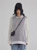2023 Unisex Modischer Lockerer Strickpullover mit Hohlmuster und Rundhalsausschnitt