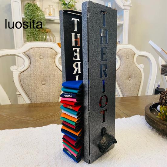 Can Cooler Holder, Space-Saving Wall Mounted, Sturdy Fixing, Simple Installation, Convenient Beverage Cooler Holder