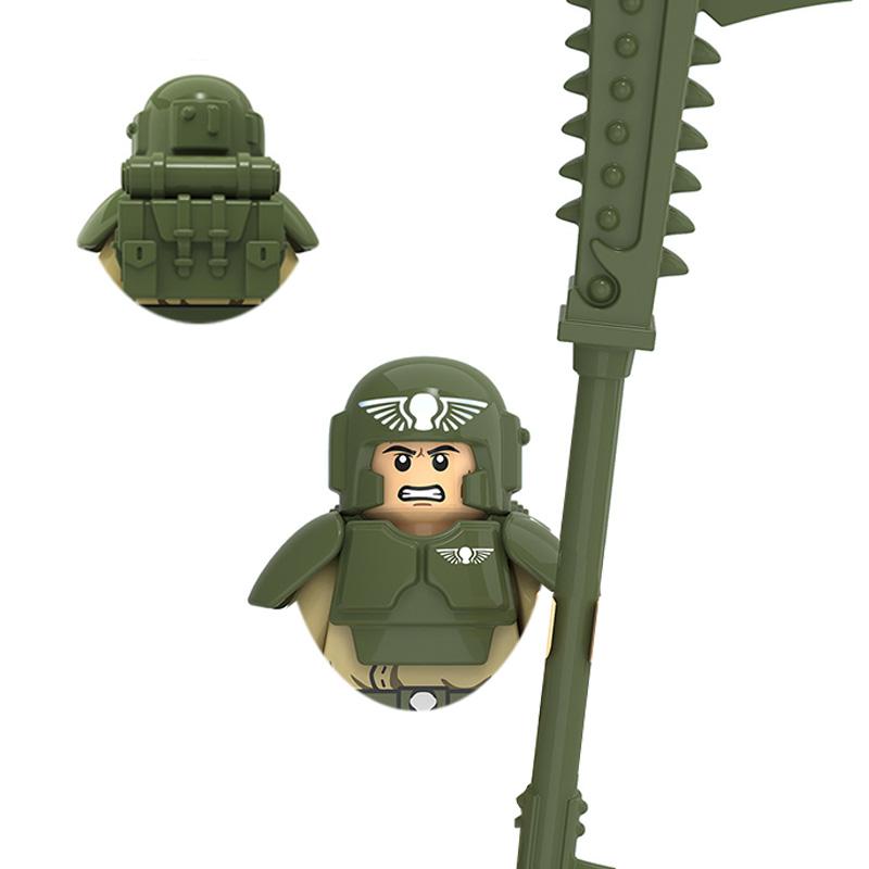Kinderspielzeug Imperiale Garde Schwere Ingenieurstruppe Signalkorps Kommandant Militärfiguren Montagemodell Bausteine