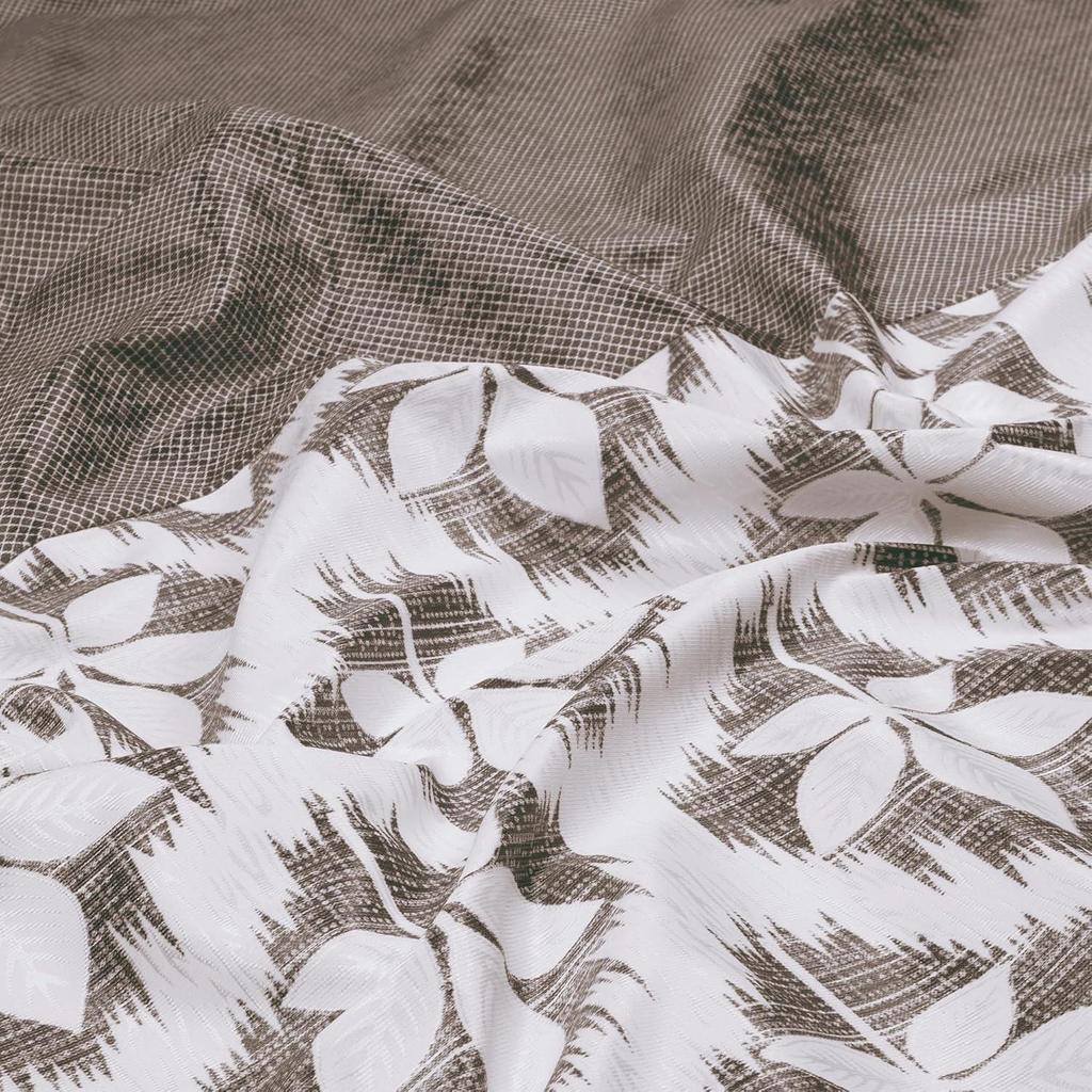 Hjem Vindusgardiner Langt Sett med 2 | Blomstertrykt | Medium Romformørkende Gardin | Gardiner for Stue