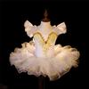 Summer Stage Ballet Dance Dress Girls Performance Tutu Kids Clothes Vestido Girl Mesh Princess Dress for Children's Day