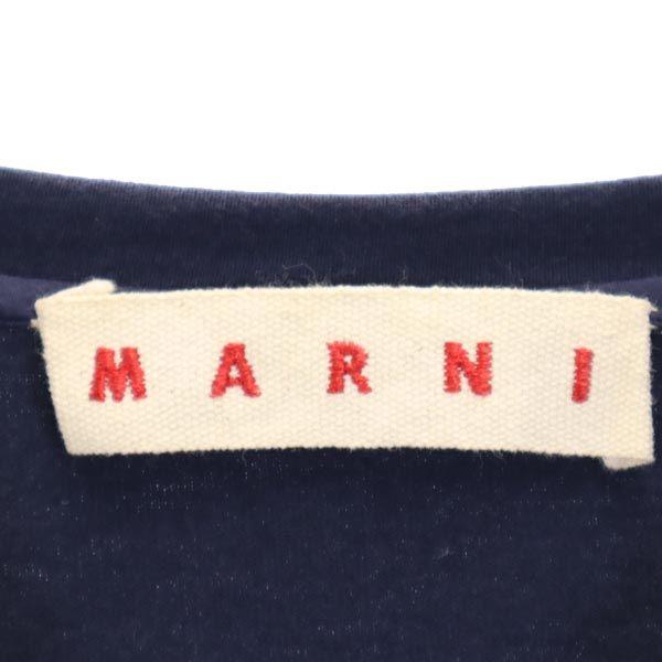 MARNI 7 minutes sleeve one piece Navy system Women Used