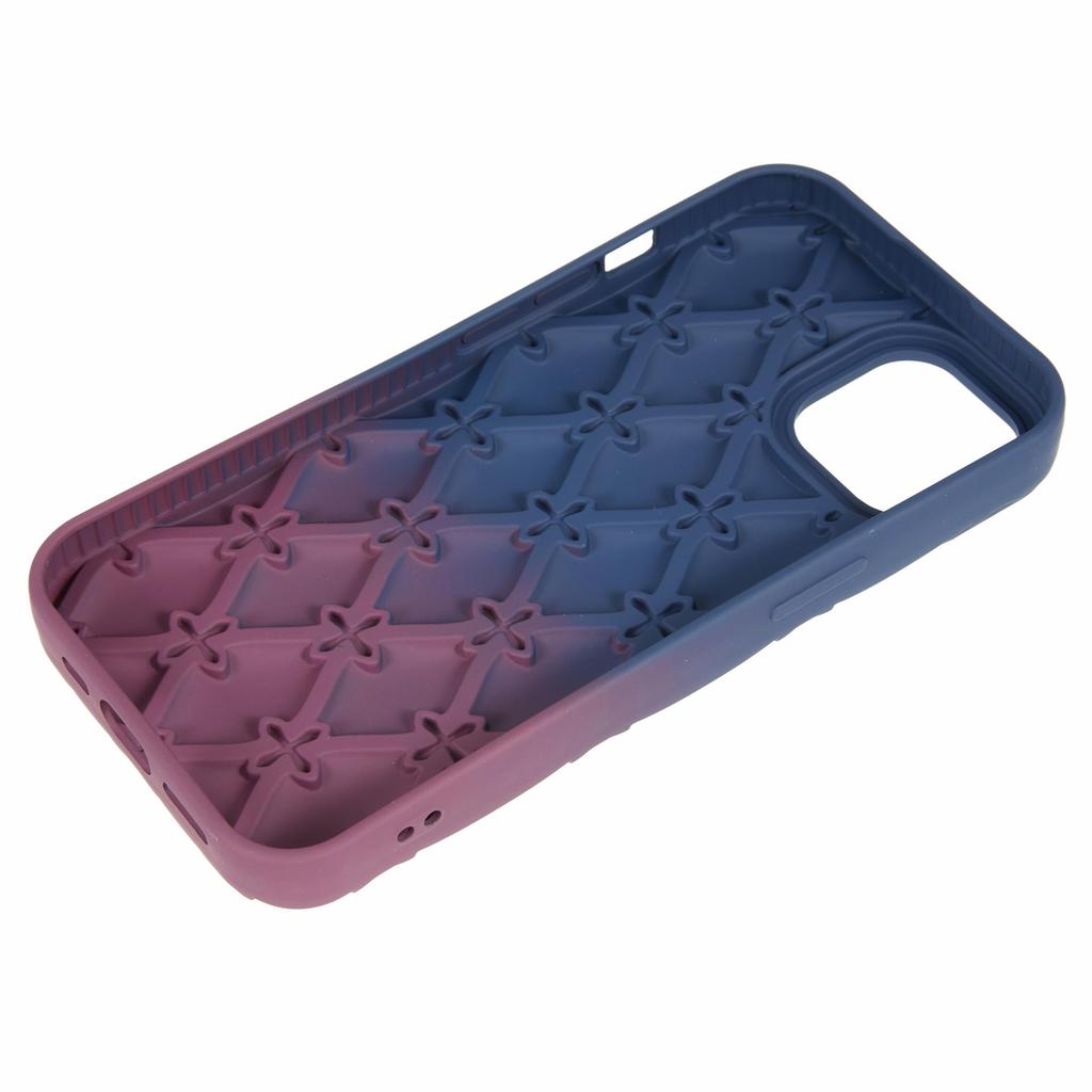 For iPhone 13 Case Rhinestone Decor Rubberized TPU Phone Cover