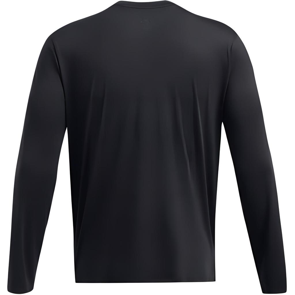 Under Armour Motion Comfortable Round Neck Pullover Sweat-Wicking Breathable Long Sleeve T-Shirt Men T-Shirts Black 1387390-001