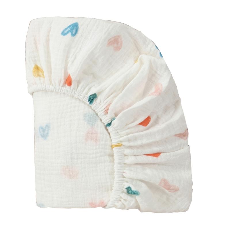Breathable Baby Bassinet Sheets Removable Cradles Fitted Sheet Changing Mat Cover Protectors for Newborn Infant Cribs
