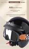 3C Certified Retro 3/4 Safety Helmet for Motorcycles & Electric Scooters – Unisex, All-Season