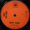 7inch Record ANDY WILLIAMS  Happy HeartWhat Now My Love 4062 CBS 1969 UK Pop Used