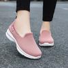 Summer Cloth Shoes, Single Shoes, Shallow Mouth Casual Shoes, Middle-aged and Elderly Solid Color Mother's Shoes