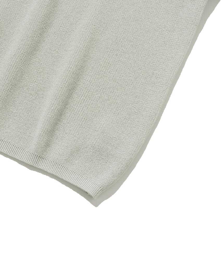 KNITTED Coolever Pk Short Sleeve Knit Tee Pure Green