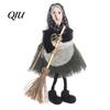 Halloween Atmosphere Decor Witch Broomstick Hanging Ornament, Spooky Fabric Pendant for Party Bar Decorative Items Home, Trick or Treat Festive