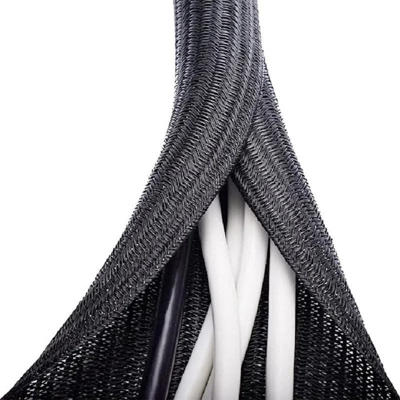Cord Protector Wire Loom Tubing Cable Sleeve Split Sleeving for USB Cable Power Cord Audio Video Cable TV PC Computer Home Auto