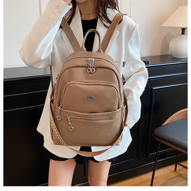 Backpack Women's New Trendy Fashion Backpack Large Capacity Casual Women's Shoulder Travel Bag