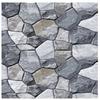 Pannello Murale 3D Autoadesivo in PVC Leggero Impermeabile Pannelli Murali 3D Finto Mattone Soggiorno