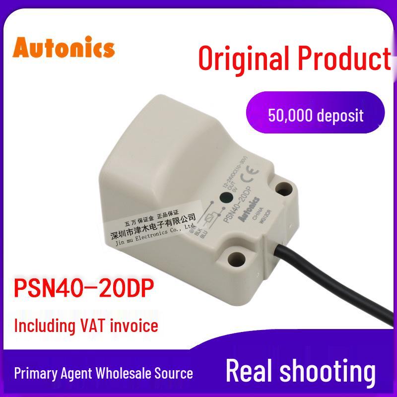 Autonics PSN40-20DP Proximity Sensor, DC 3-wire, PNP, Normally Open PSN40-20DP