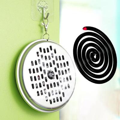 Mückenhalter mit Spirale Mückenräucherstäbchen Aufbewahrungsbox Mückenhalter Feuerfest ?Räuchergefäße mit ?Griff zum Wandern