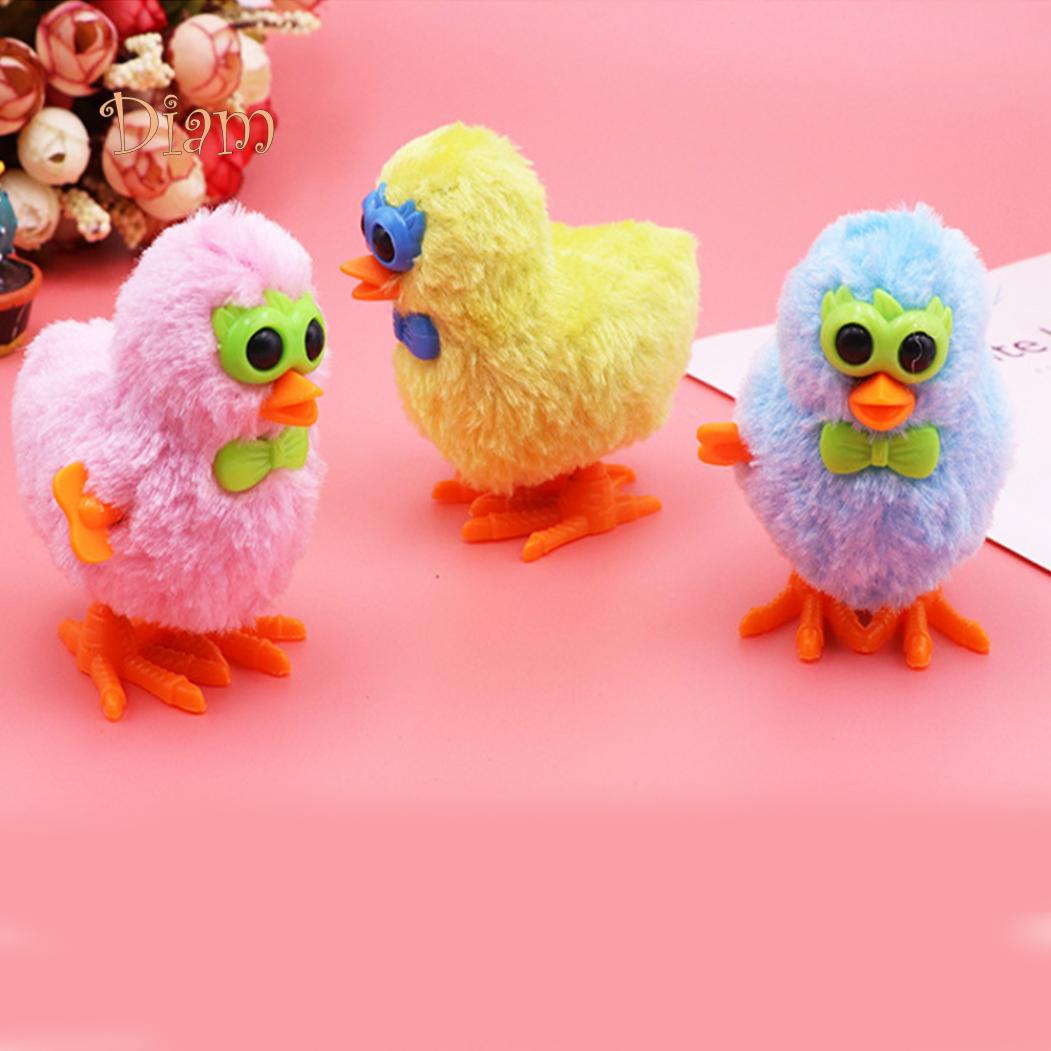 

Детская интерактивная заводная игрушка в виде милого мультяшного плюшевого цыплёнка