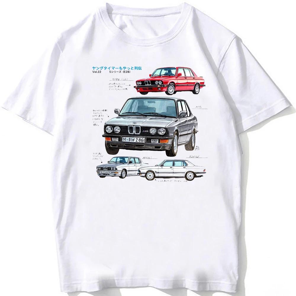 Retro Turbo Classic E36 E28 Evolution Car Fan T-Shirt Men Short Sleeve Hip Hop Boy Casual Tops Retro Legend E30 Car Design Tees