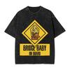 DEATH STRANDING Logo Print T-Shirts Harajuku Gewaschene Oversized T-Shirts Sommer Baumwolle Kurzarm T-Shirts Oberteile Herren Damen Kleidung