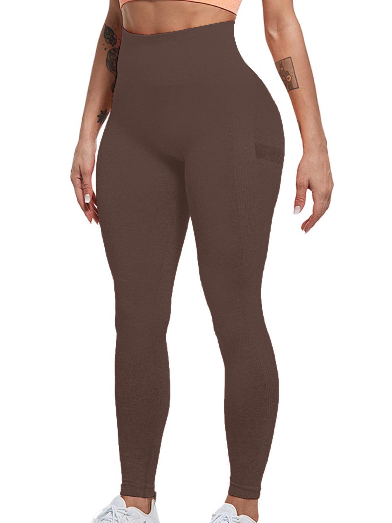 

Європейські та американські популярні безшовні штани для йоги з високою посадкою, що підтягують стегна та контролюють живіт Extra Large