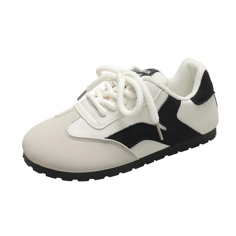 Dexun shoes women's 2025 new summer flat-bottomed versatile puff shoes casual retro sports single shoes Forrest Gump shoes