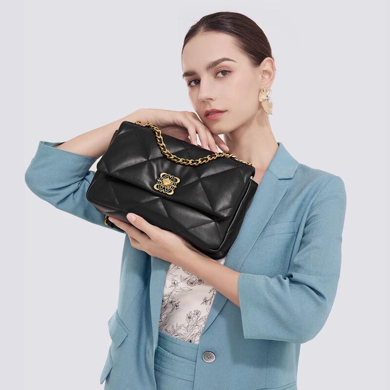 Pierre Cardin Women s Quilted Shoulder Crossbody Bag