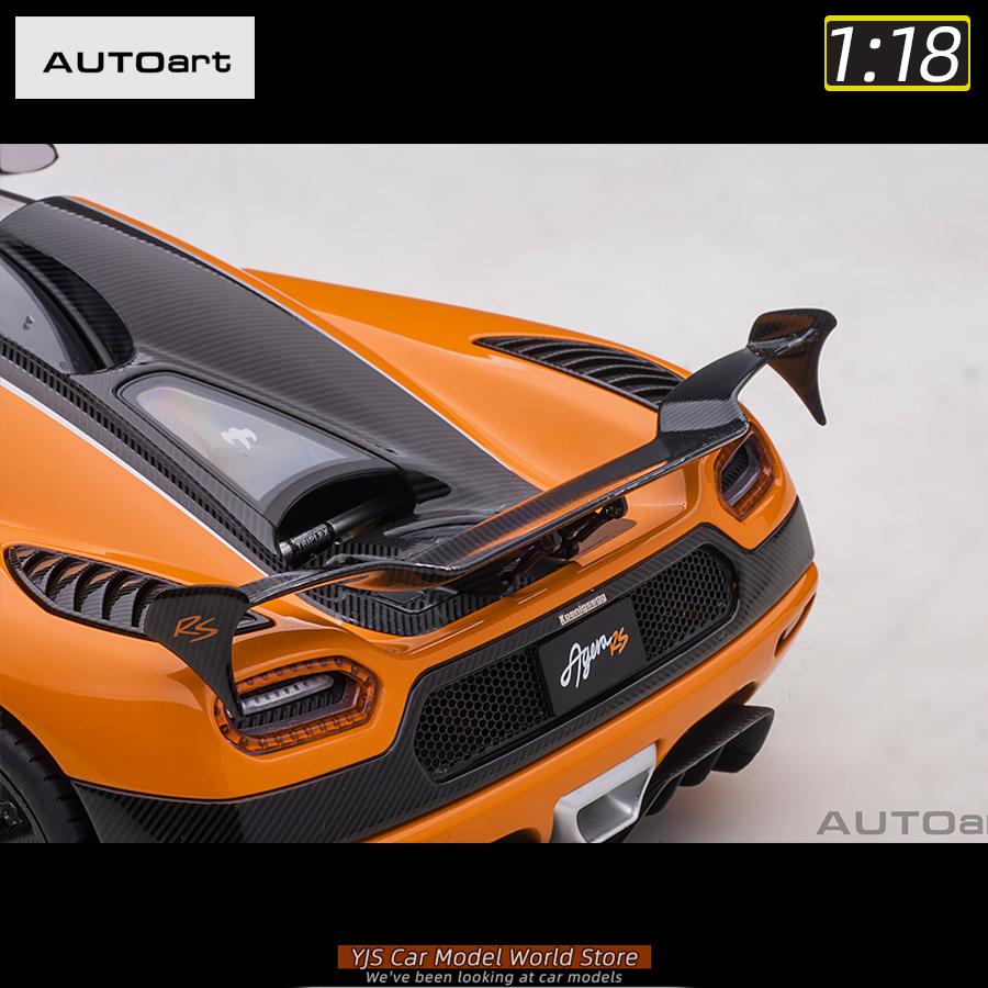 AUTOart Model 1/18 Scale New KOENIGSEGG AGERA RS Car Model Static Decorative Items Holiday Gift Collection
