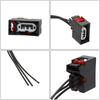 1 set cablaj conector pentru semnalizator de întoarcere față pentru mașină, compatibil pentru Jeep Jk 68065016AB 2007-2018