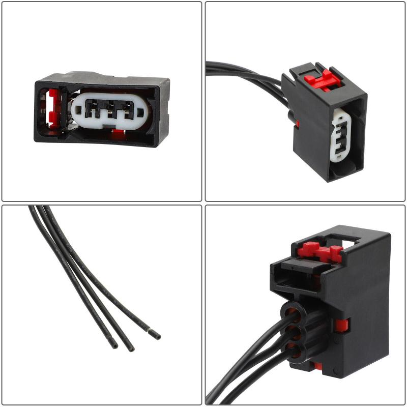1 set cablaj conector pentru semnalizator de întoarcere față pentru mașină, compatibil pentru Jeep Jk 68065016AB 2007-2018