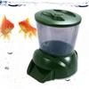Automatic Fish Feeder Durable Tank Feeder LCD Display Feeder Timing Ration Feeder for Fish Pond Fish Tank Aquarium (Without