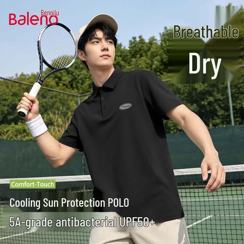 Baleno Men s Ice Silk Cooling Sport Polo Shirt L
