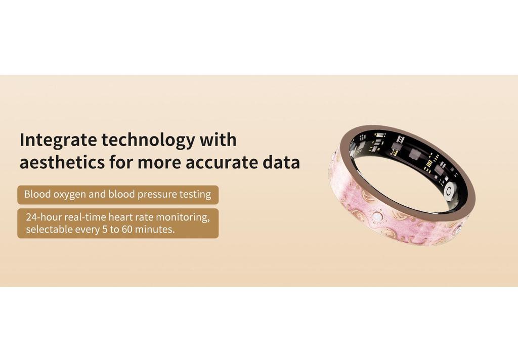 V10 Smart Ring: Heart Rate & Blood Oxygen Monitor, Sleep & Sports Tracker, Waterproof Enamel Design