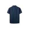 Timberland Solid Color Outdoor Casual Slim Fit Breathable Short Sleeve Shirt Men Shirts Deep-Sapphire-Blue A24WG-433