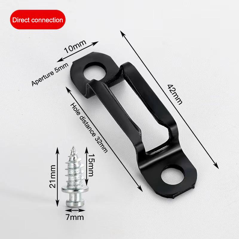 100pcs/ Set Invisible 2 in 1 Connector Screw Fastener Hidden Laminate Cabinet Wardrobe Assembly Furniture Combined Fastener