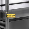 5-Tier Carbon Steel Kitchen Storage Rack (80cm)