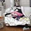 1pc Fantasy Anime Characters Flannel Blanket for Super Soft Cute Comfort Blanket for Travel Bedding Couch Sofa Blanket Y7309