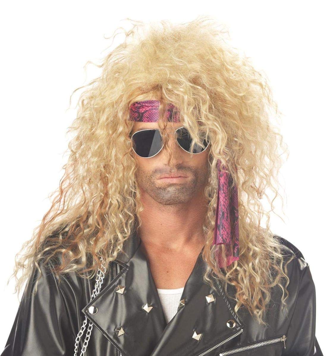 

Heavy Metal Rocker Wave Wig (Gold)