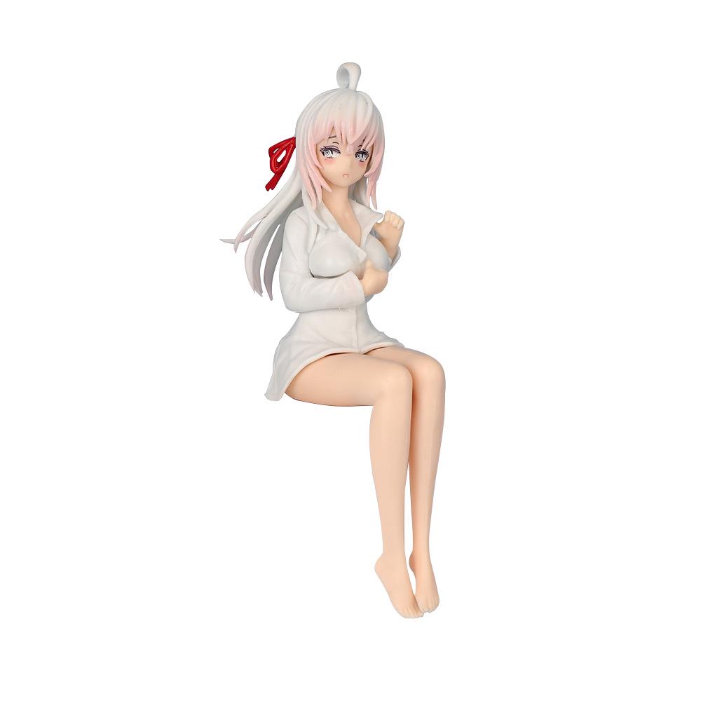 Cute Pajama Girl Ornament - Classmate Ellie Sitting Pose