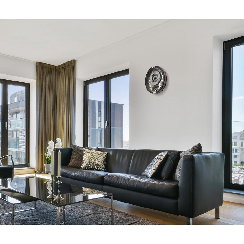 Seiko Zegar ścienny Zegar kwarcowy Karakuri Zegar analogowy Triple Selection Melody Grey 443 x 405 x 97mm RE603N