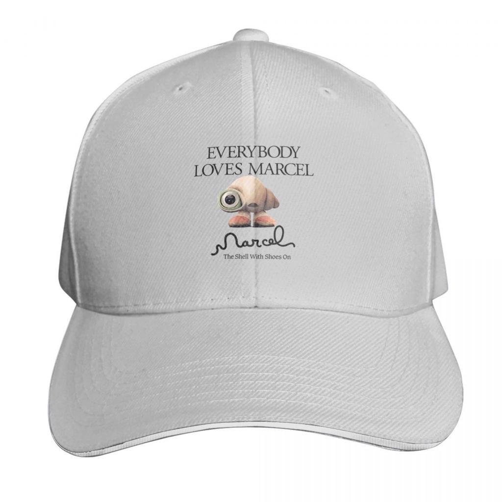 Marcel The Shell With Shoes On Baseball Cap Bobble Hat Trucker Cap Sunhat Wild Ball Hat Women Caps Unisexs